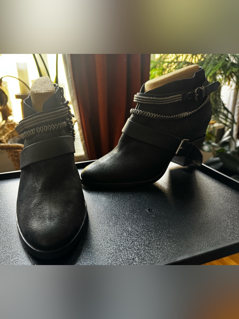 Dolce Vita Ankle Boots with Decorative Straps NEVER WORN 9